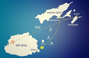 Flag_map_of_Maqai_Travel-routes-fiji-small